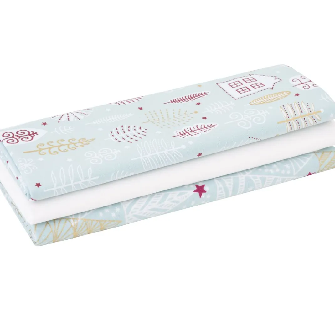 Kinder BeaLena Weihnachtsstoffe|Baumwollstoff>Stoffpaket "Frozen Winter"
