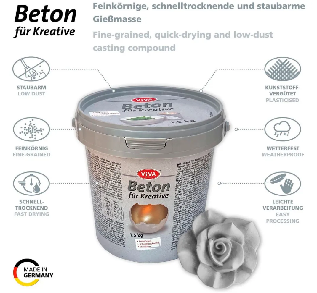 Viva Decor Gießmasse>Beton für Kreative