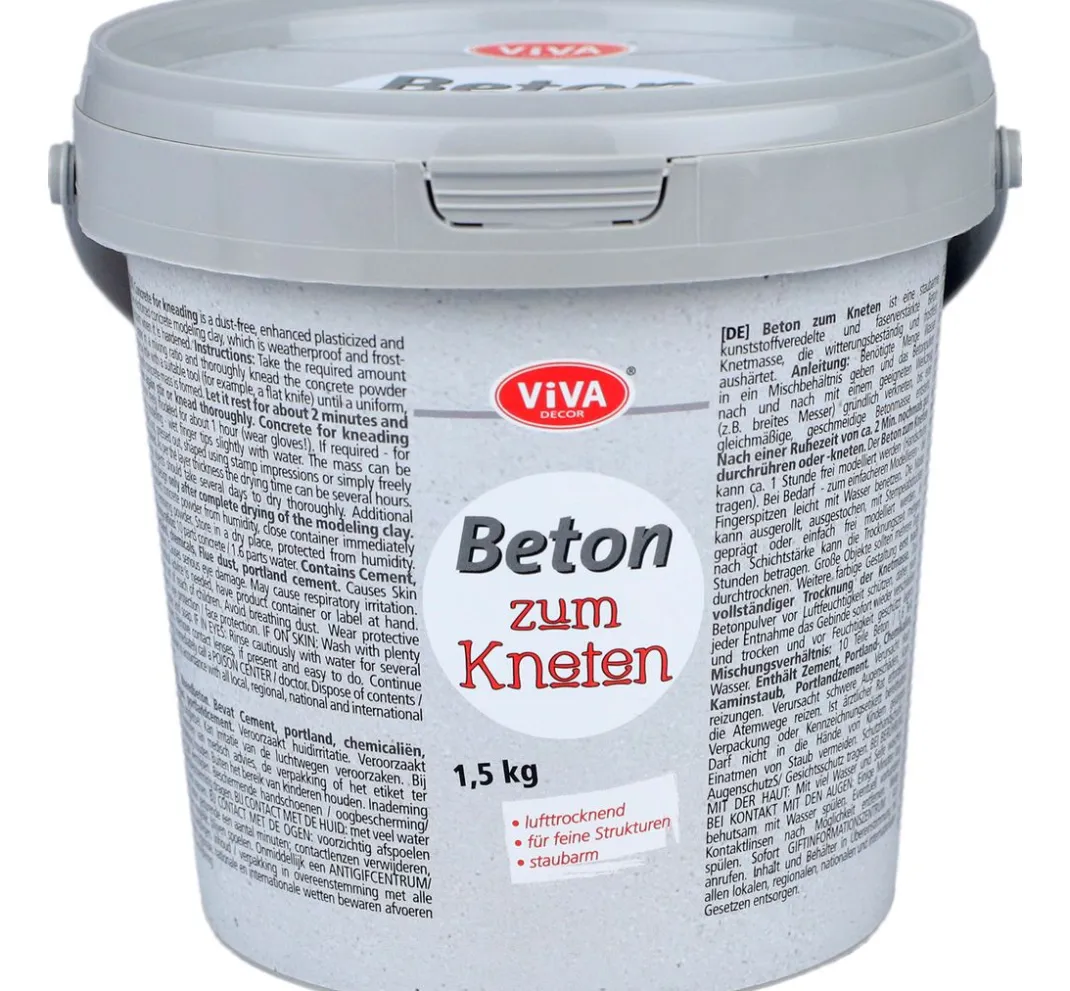 Kinder Viva Decor Modelliermasse|Modelliermassen>Beton zum Kneten