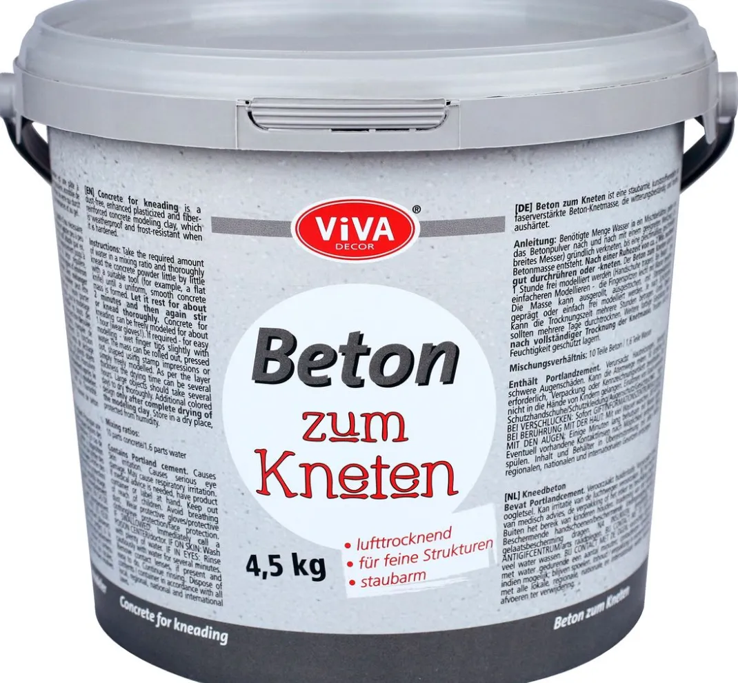 Kinder Viva Decor Modelliermasse|Modelliermassen>Beton zum Kneten