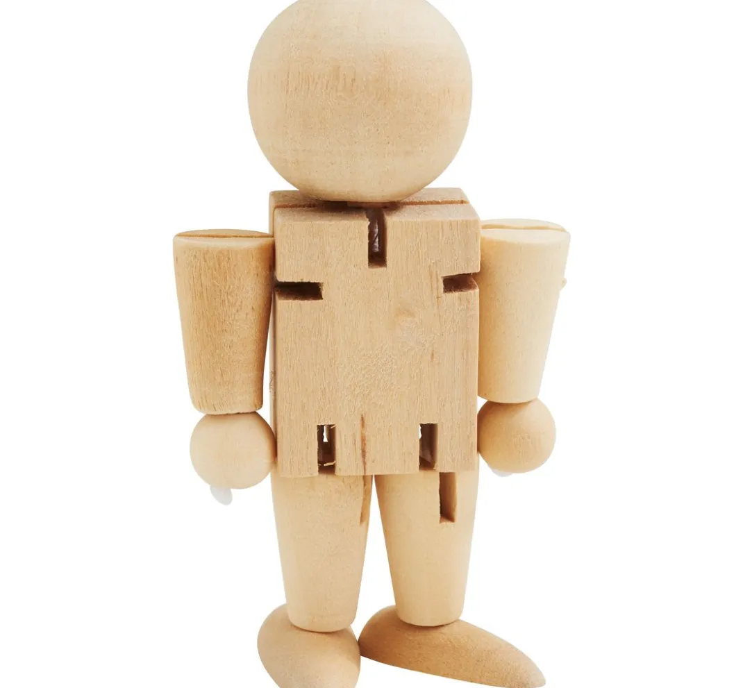 Kinder creativ company Marionetten & Figuren|Holz>Bewegliche Figuren, H 8 cm