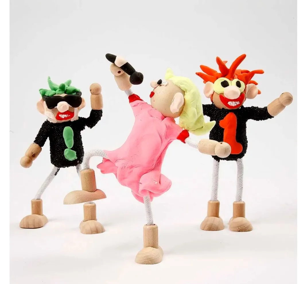 Kinder creativ company Marionetten & Figuren|Miniaturen>Biegefiguren, H 12 cm