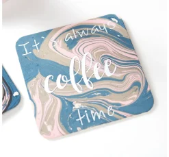 Kinder folia Papier|Untersetzer & Legekarten>Bierdeckel "Eckig", 100 Stück