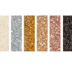 Rayher Glitter- Und Schneedeko|Dekoelemente>Bio-Glitter "Mini Farbmix", 6 x 2 g