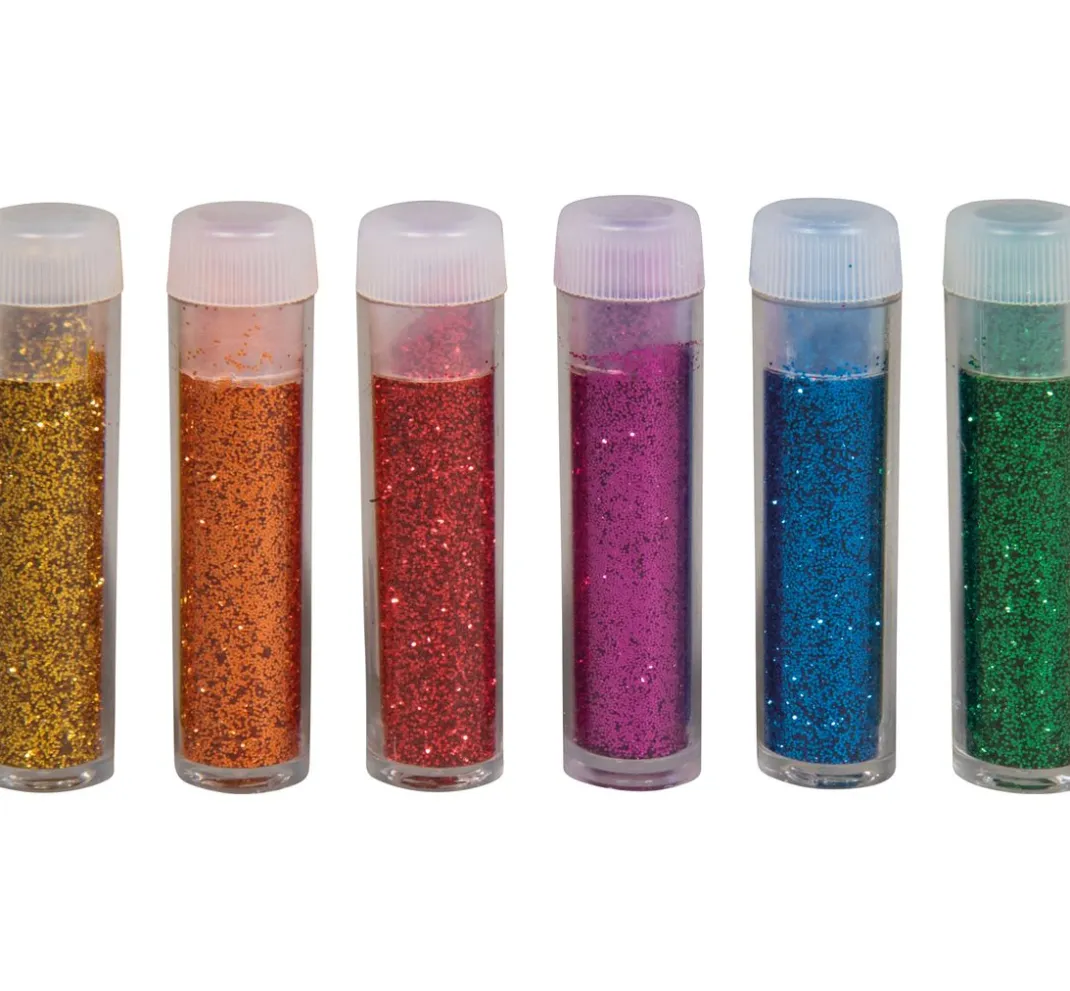 Rayher Glitter- Und Schneedeko|Dekoelemente>Bio-Glitter "Mini Farbmix", 6 x 2 g