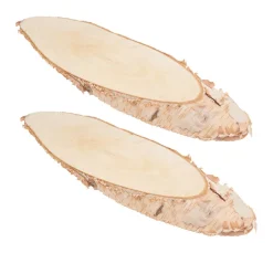 ohne Marke Rindenartikel|Naturmaterialien>Birkenscheiben "Oval"