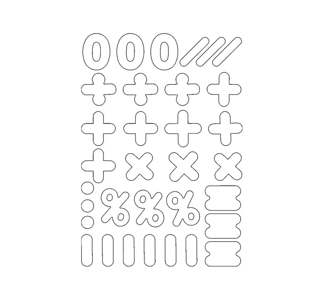 Kinder URSUS Weiteres|Malpapier>Blanko Magnet-Zahlen