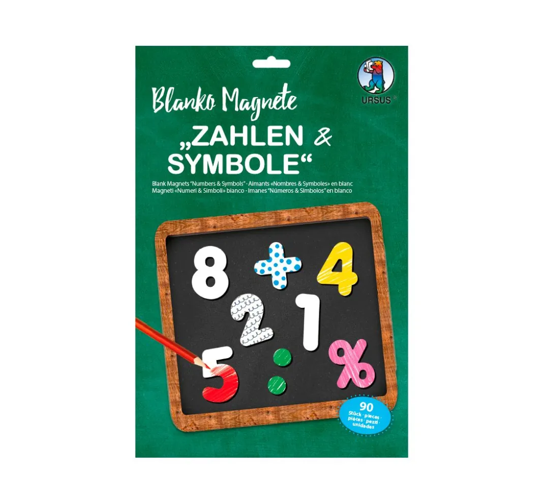 Kinder URSUS Weiteres|Malpapier>Blanko Magnet-Zahlen