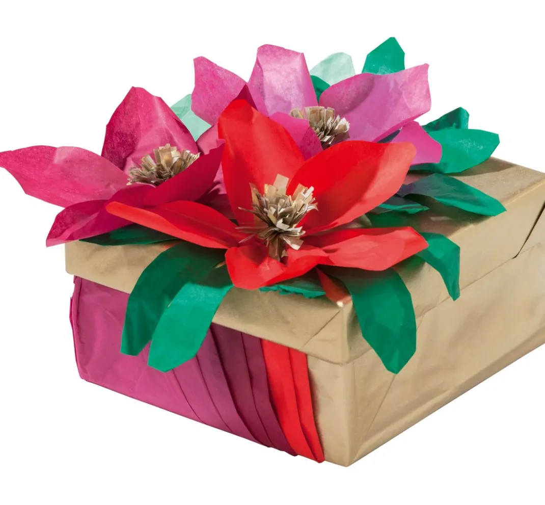 folia Seidenpapier & Strohseide>Blumenseiden-Sortiment "Weihnachtszeit"
