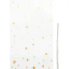 Rico Design Backen|Bastelfolie>Bodenbeutel "Goldene Sterne" mit Verschlussstreifen