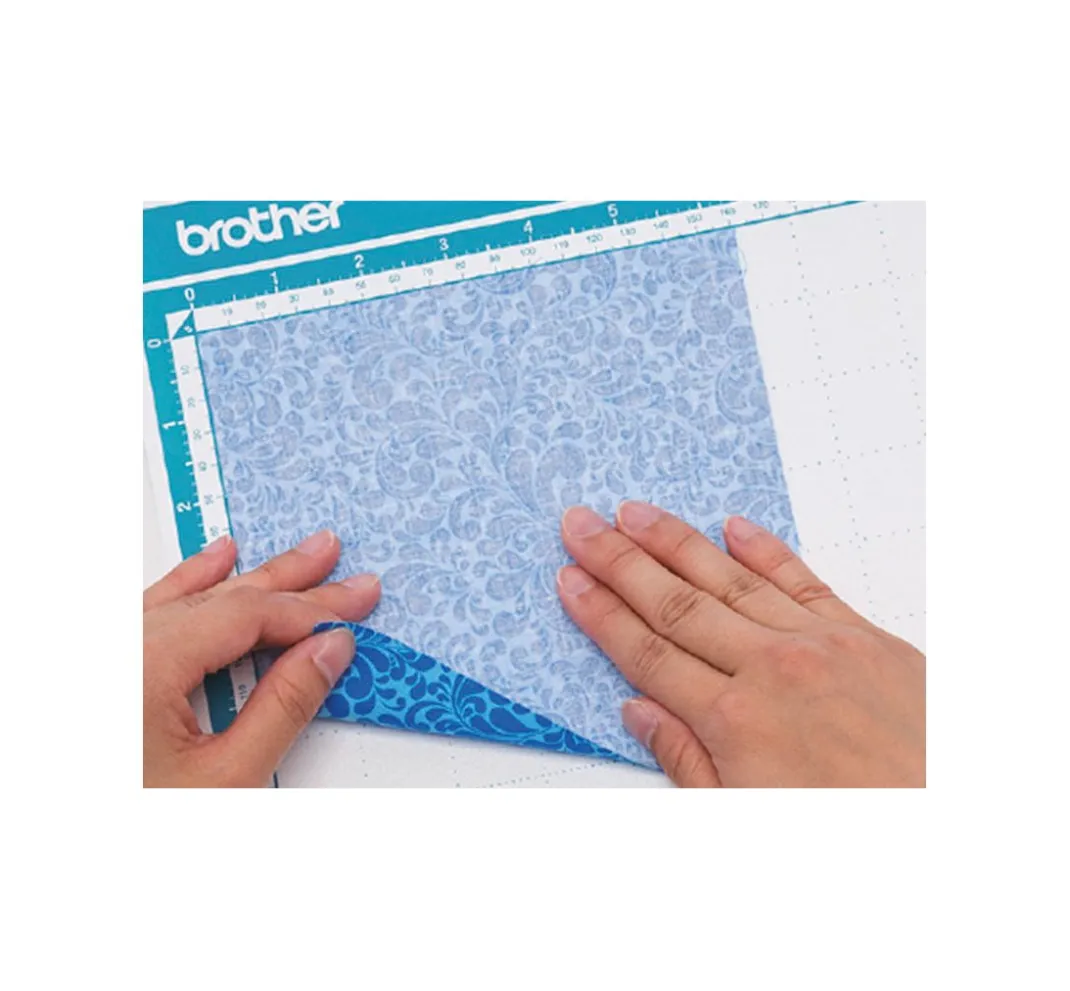 brother Textilkleber|Stanz- & Prägemaschinen>Klebefolie für Stoffschnitte, 30,5 x 30,5 cm