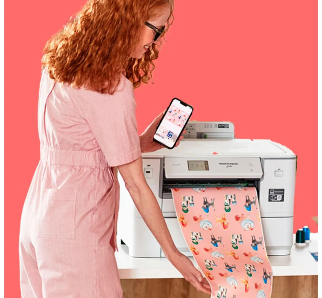 brother Nähwerkzeug|Weiteres>PrintModa Studio HL-JF1 Stoffdrucker, inkl Starterpaket