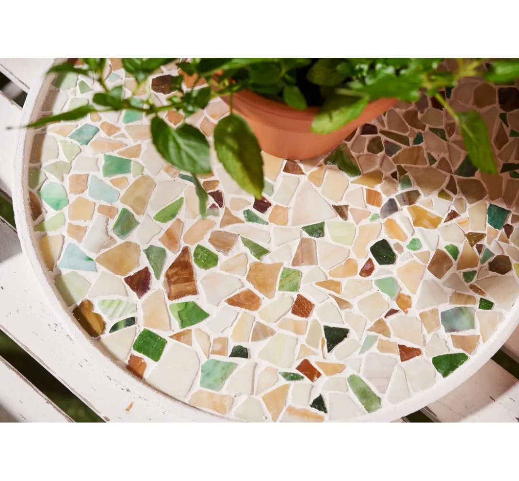 creativ company Mosaik Basteln>Bruchmosaik aus Glas, 2 kg, Stärke ca. 3 mm