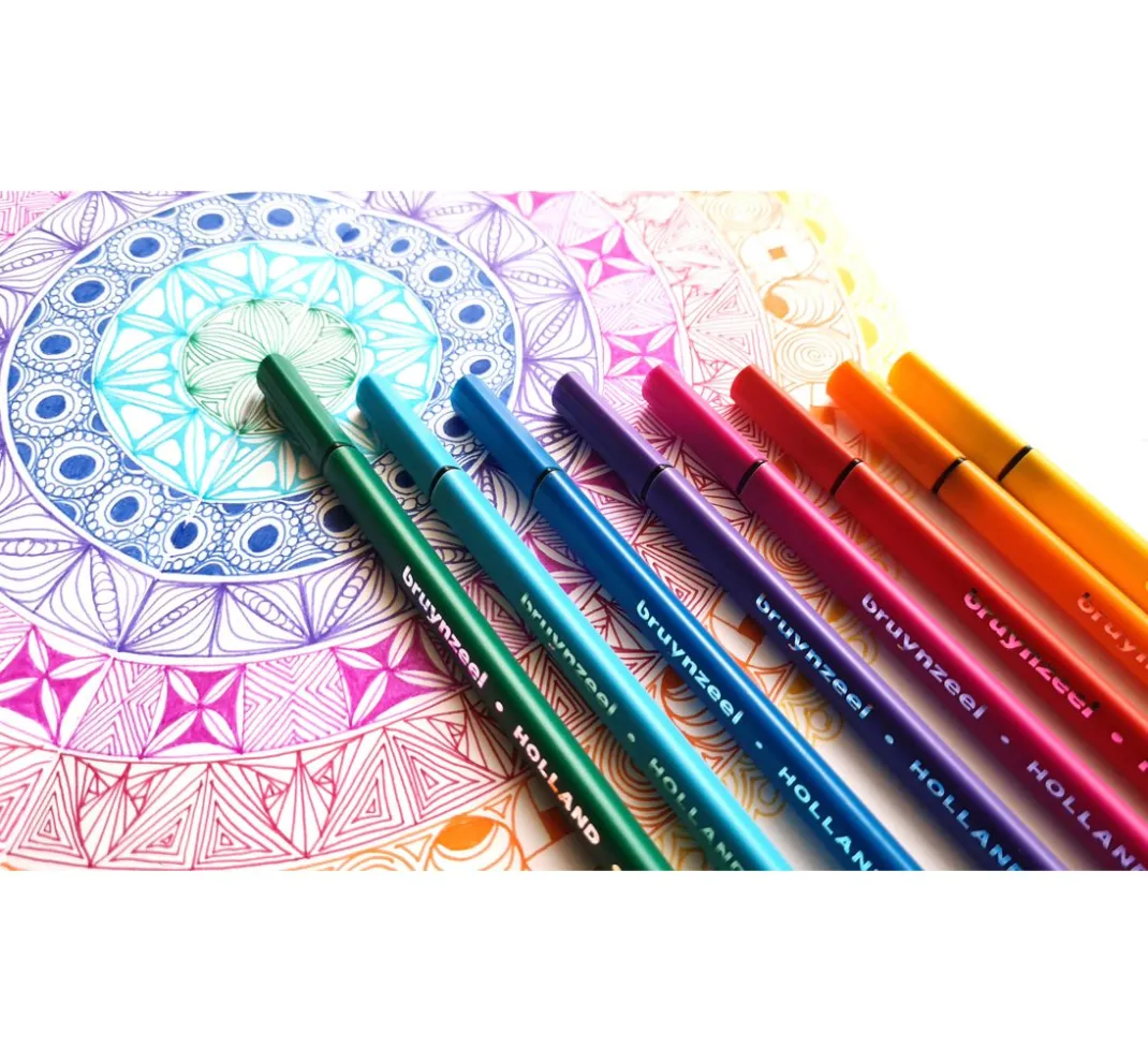 Bruynzeel Malen & Zeichnen|Bullet Journal>Fineliner-Set, 12 Farben