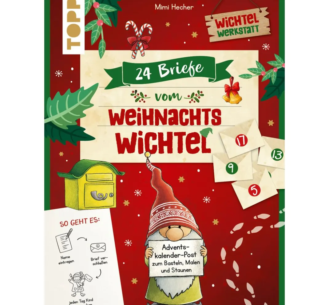Topp Bücher|Bücher>Buch "24 Briefe vom Weihnachtswichtel Adventskalenderbuch"
