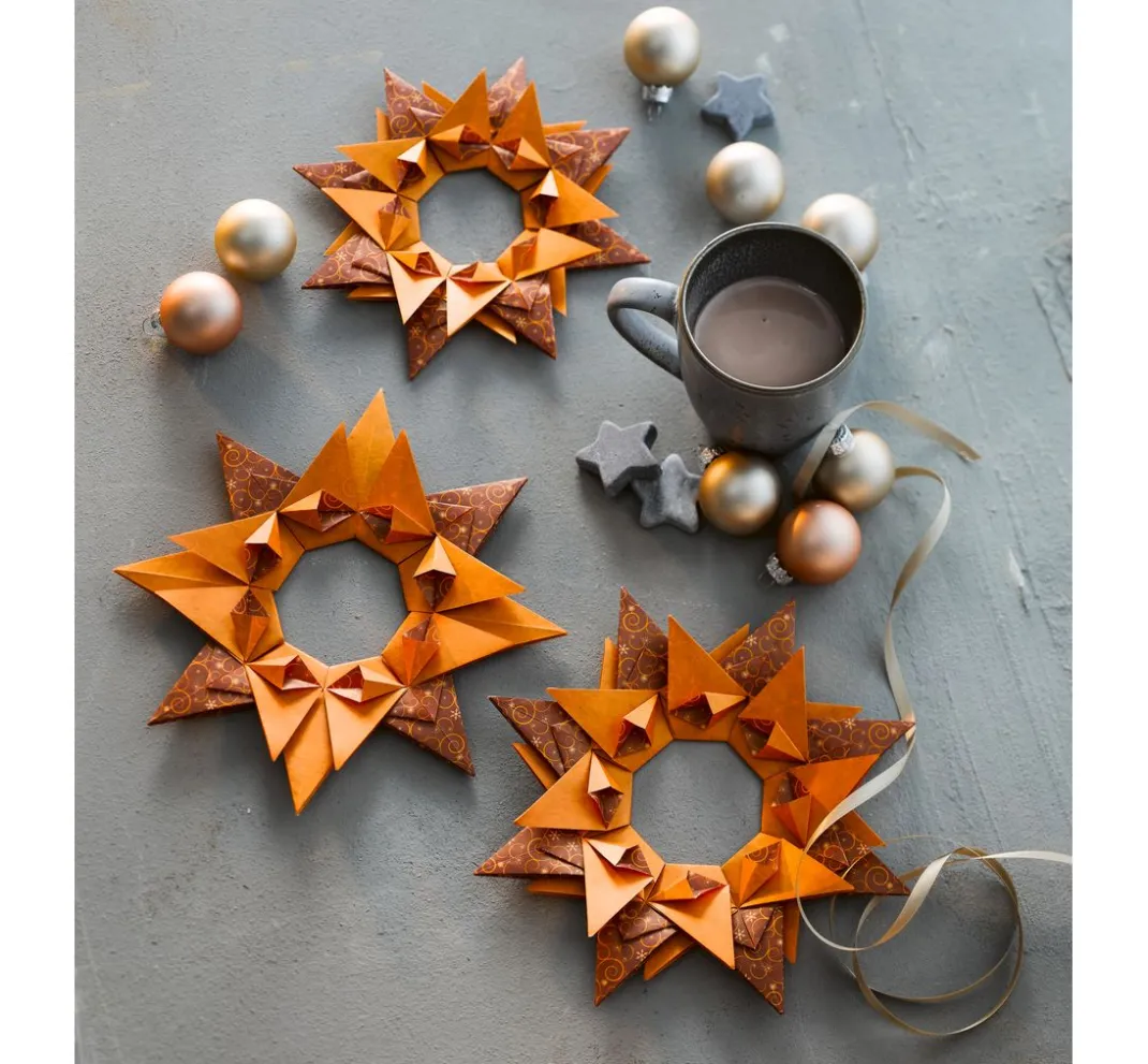Topp Bücher|Origami & Papier Falten>Buch "1001 neue Weihnachtssterne (kreativ.kompakt)"