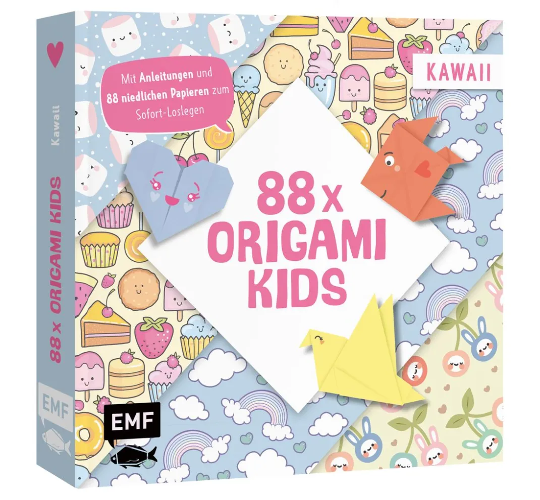 Kinder EMF Kinderbücher|Origami & Papier Falten>Buch "88 x Origami Kids - Kawaii"