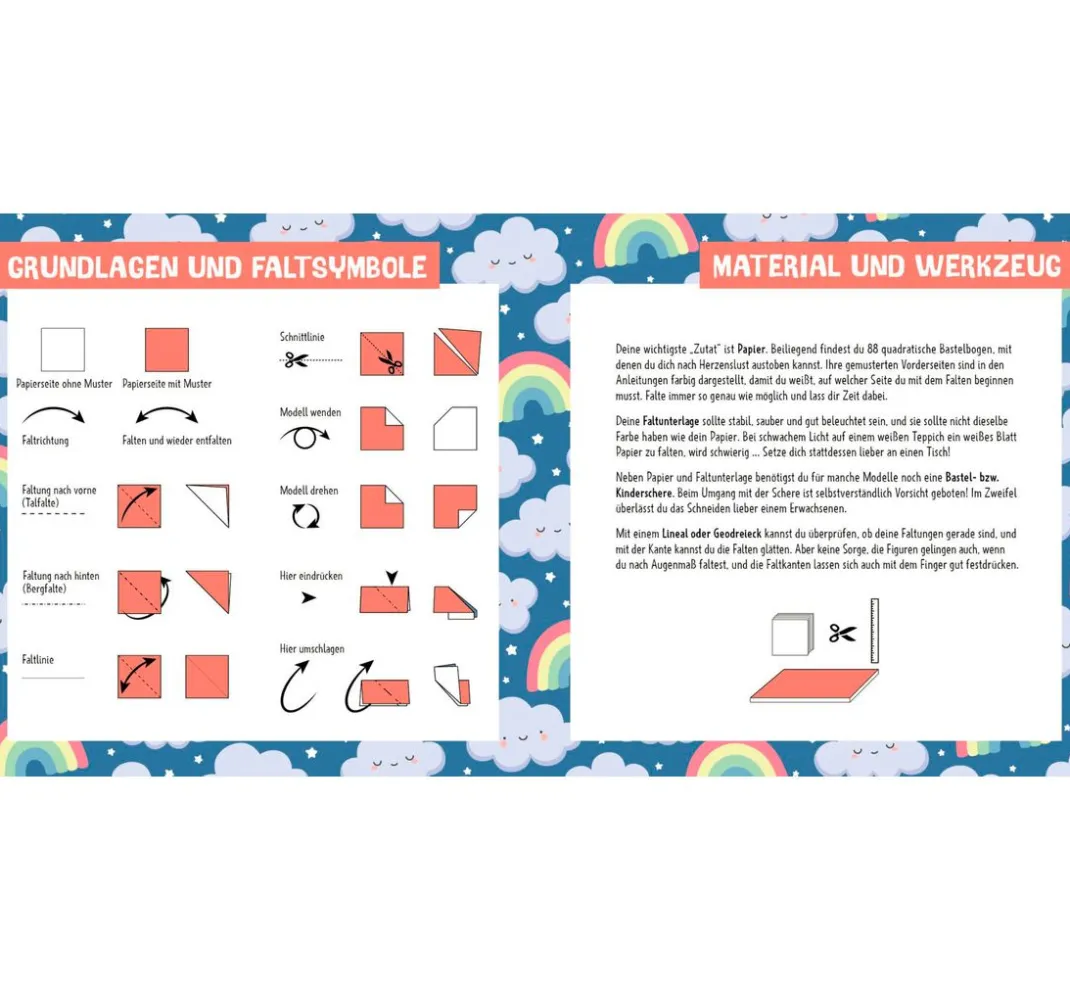 Kinder EMF Kinderbücher|Origami & Papier Falten>Buch "88 x Origami Kids - Kawaii"