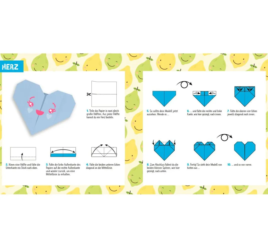 Kinder EMF Kinderbücher|Origami & Papier Falten>Buch "88 x Origami Kids - Kawaii"