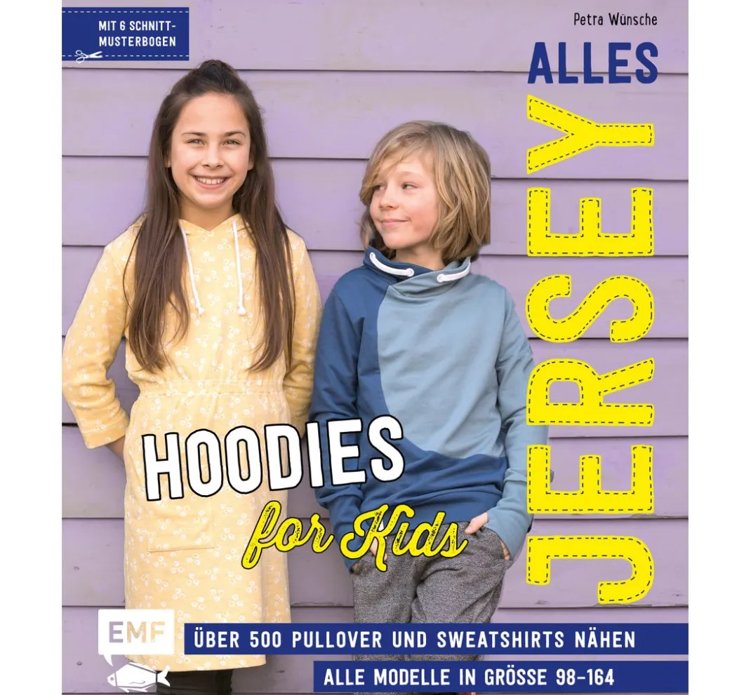 EMF Nähanleitungen>Buch "Alles Jersey - Hoodies for Kids"
