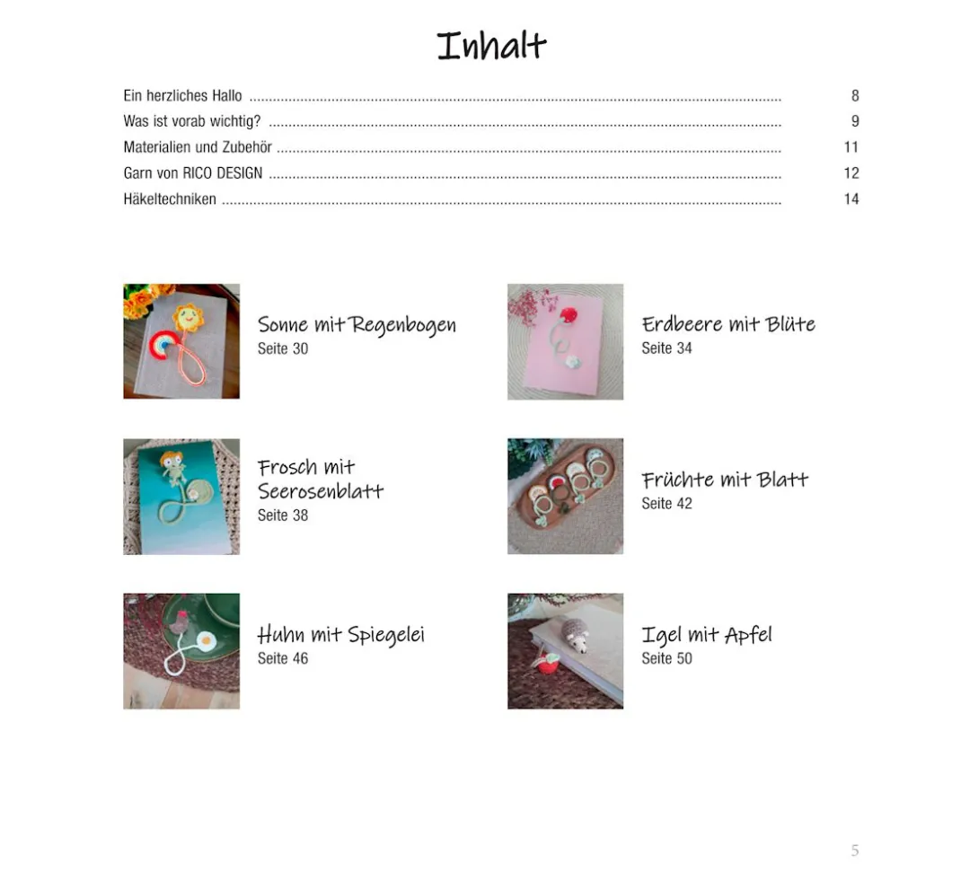 mitp Häkelanleitungen|Häkeln>Buch "Amigurumi-Lesezeichen häkeln"