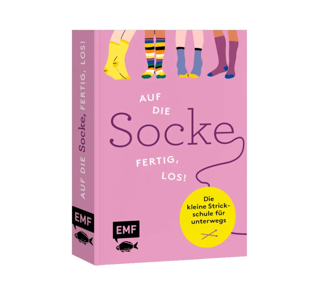 EMF Strickanleitungen|Stricken>Buch "Auf die Socke, fertig, los! Die kleine Strickschule für unterwegs"