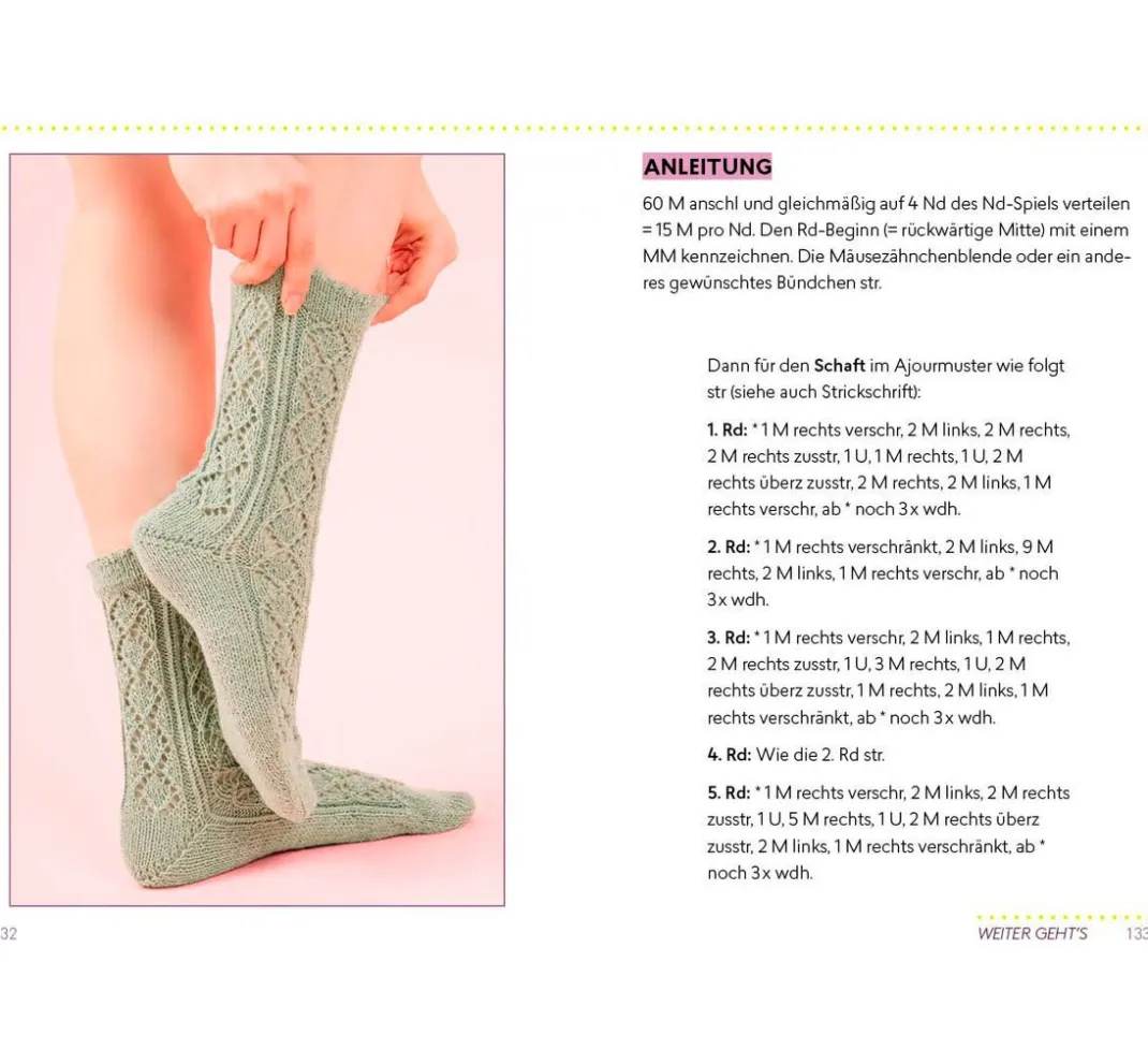 EMF Strickanleitungen|Stricken>Buch "Auf die Socke, fertig, los! Die kleine Strickschule für unterwegs"
