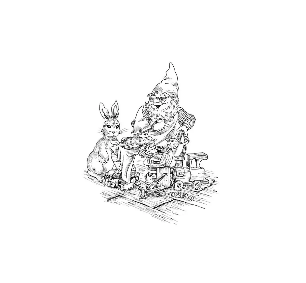 Topp Ausmalbücher>Buch "Christl Vogls Ausmalreise - Welt der Weihnachtswichtel"