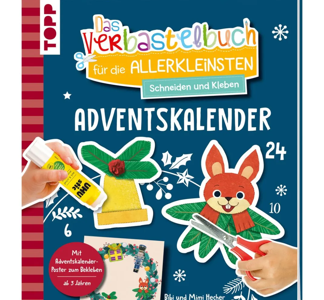 Kinder Topp Kinderbücher>Buch "Das Adventskalender-Verbastelbuch für die Allerkleinsten. Türkranz"