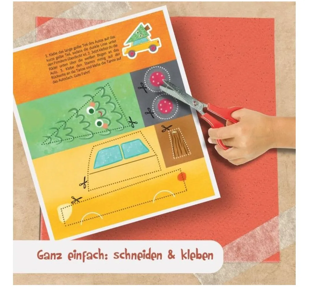 Kinder Topp Kinderbücher>Buch "Das Adventskalender-Verbastelbuch für die Allerkleinsten. Türkranz"