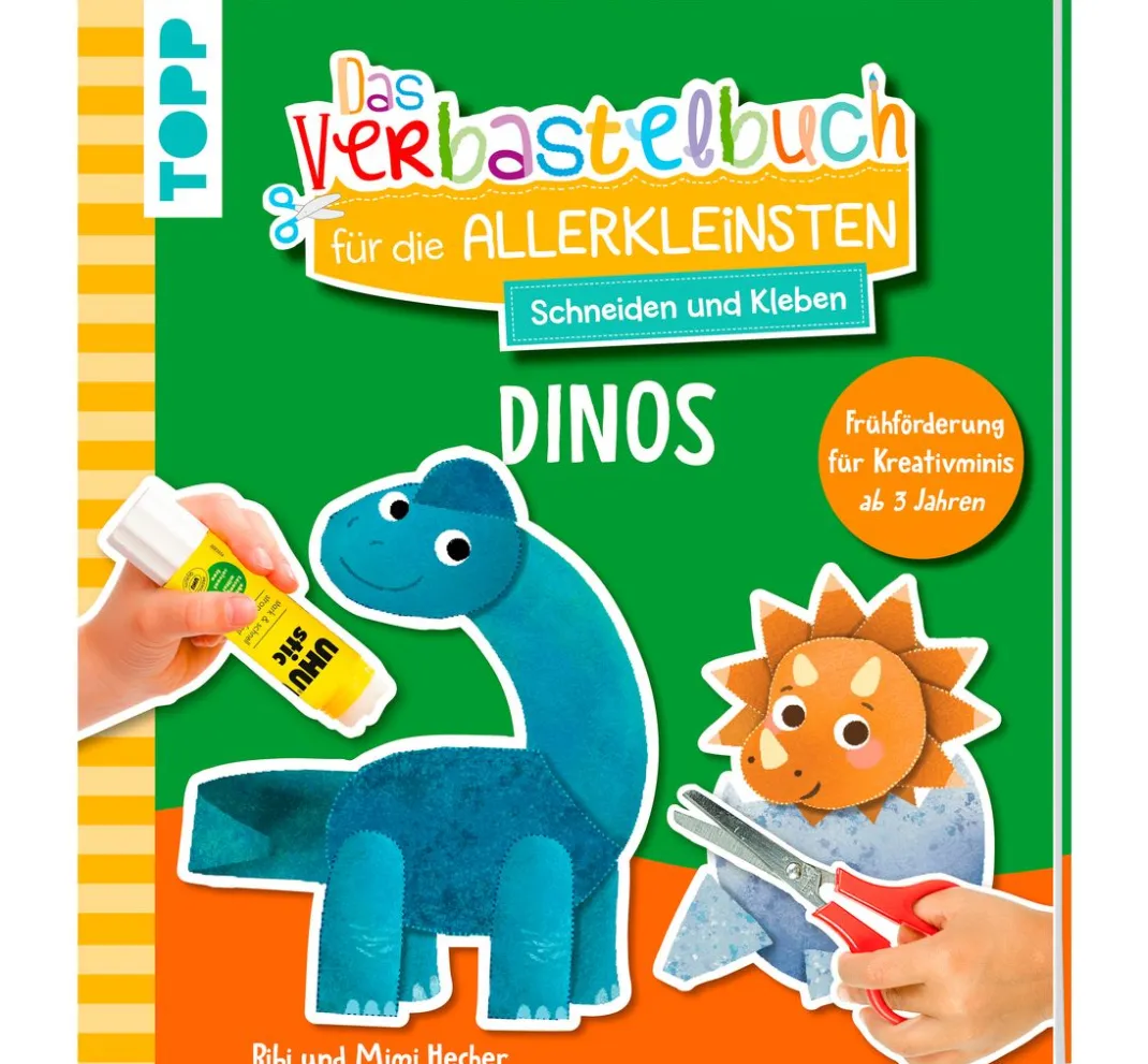 Kinder Topp Kinderbücher|Bücher>Buch "Das Verbastelbuch für die Allerkleinsten. Schneiden und Kleben. Dinos"