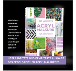 Topp Zeichenbücher|Malen & Zeichnen>Buch "Der ultimative ACRYLMALKURS für Einsteiger"