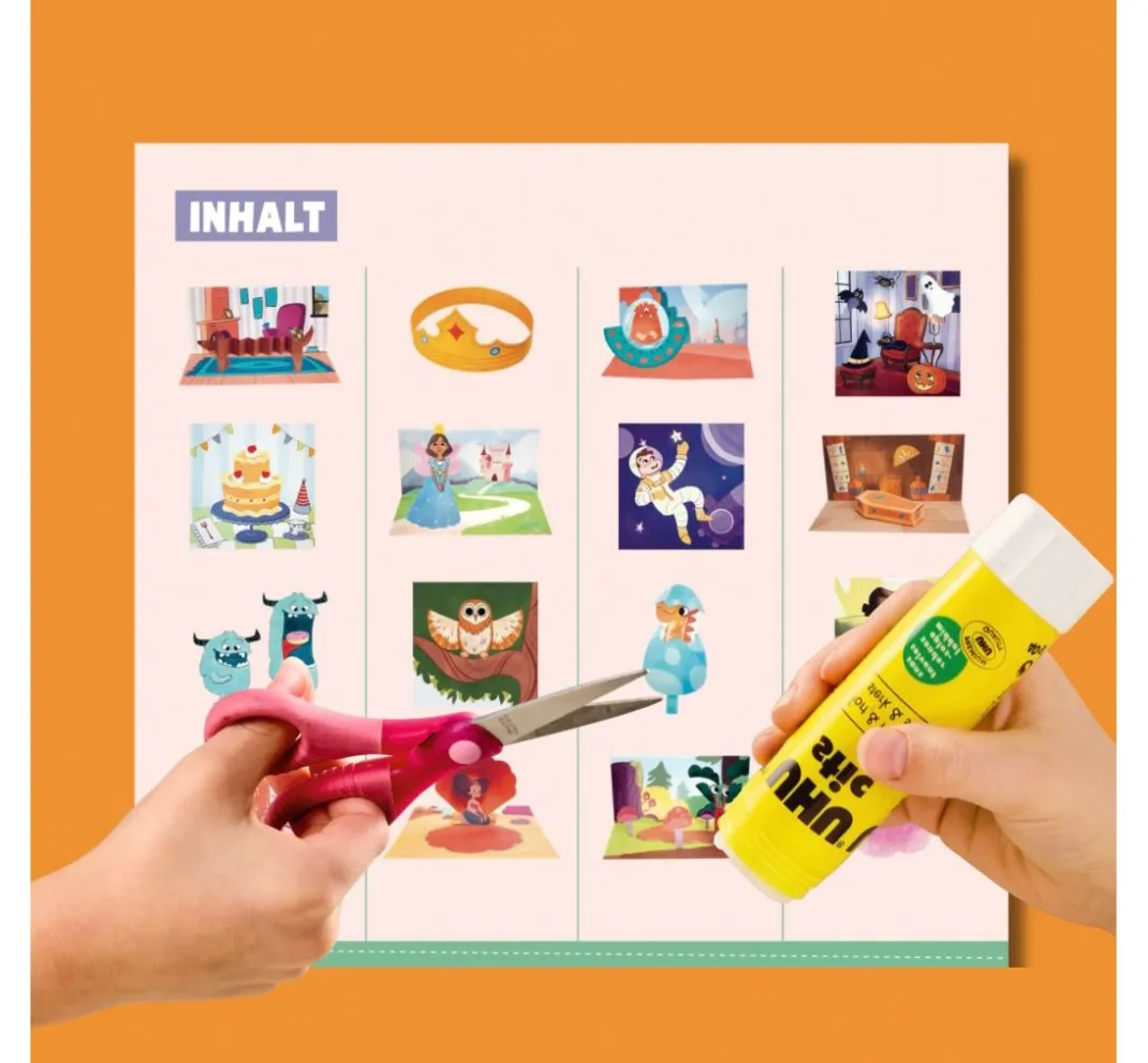 Kinder Topp Kinderbücher|Bücher>Buch "Der Verbastelblock für kreative Kids. Kunterbunter Spaß"