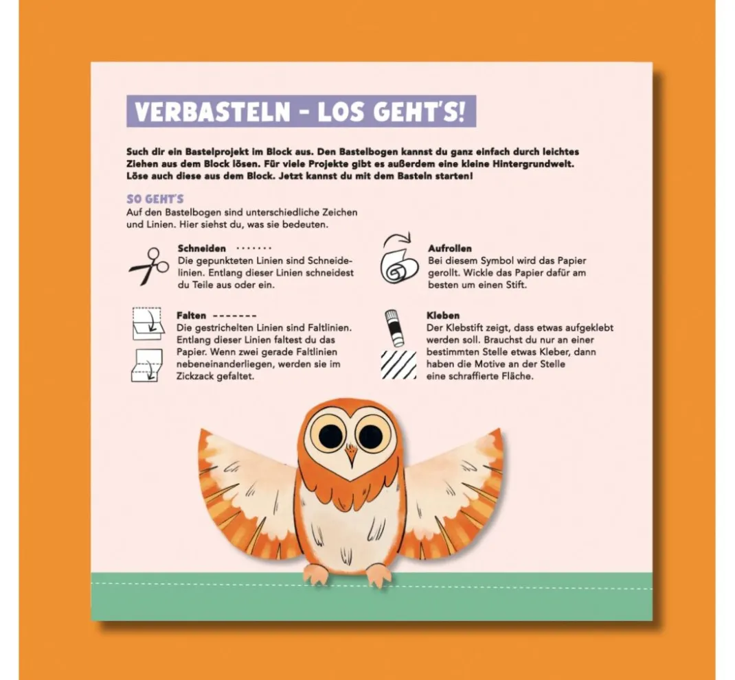 Kinder Topp Kinderbücher|Bücher>Buch "Der Verbastelblock für kreative Kids. Kunterbunter Spaß"