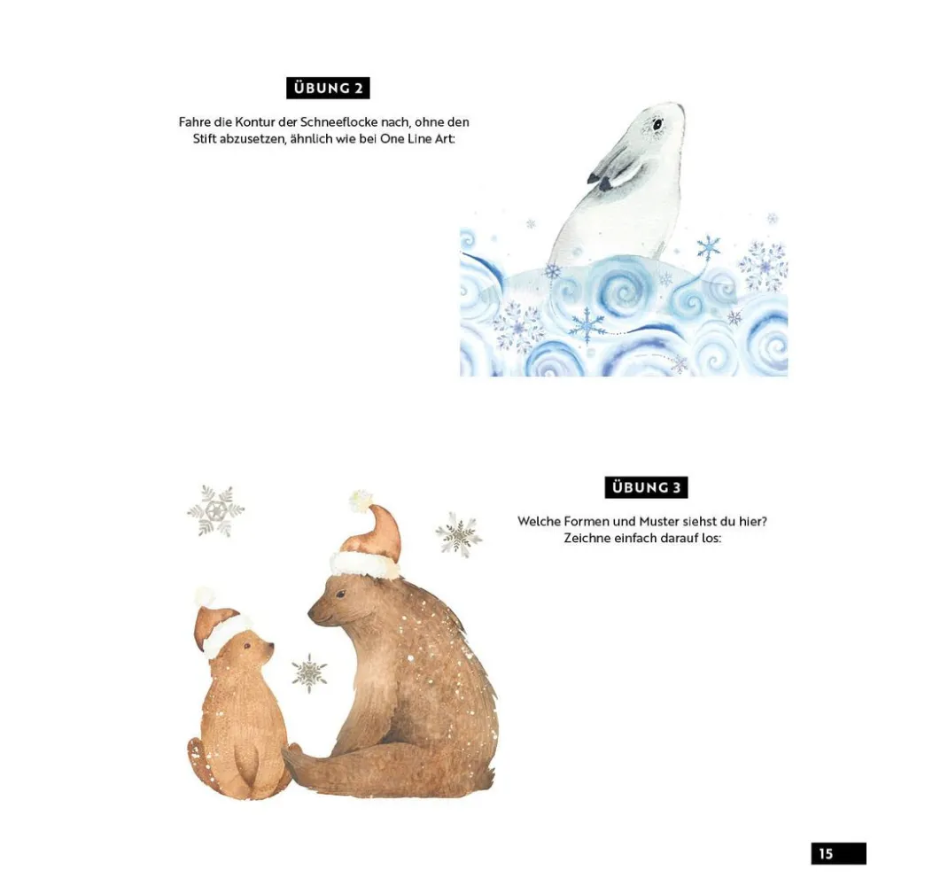 EMF Ausmalbücher|Bücher>Buch "Die große Watercolor-Motivsammlung"
