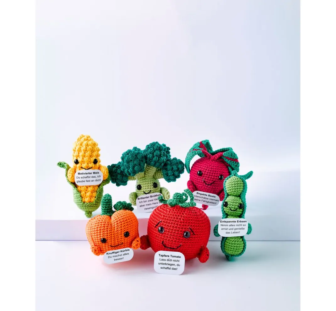 Topp Häkeln|Häkelanleitungen>Buch "Emotional Support Veggies"
