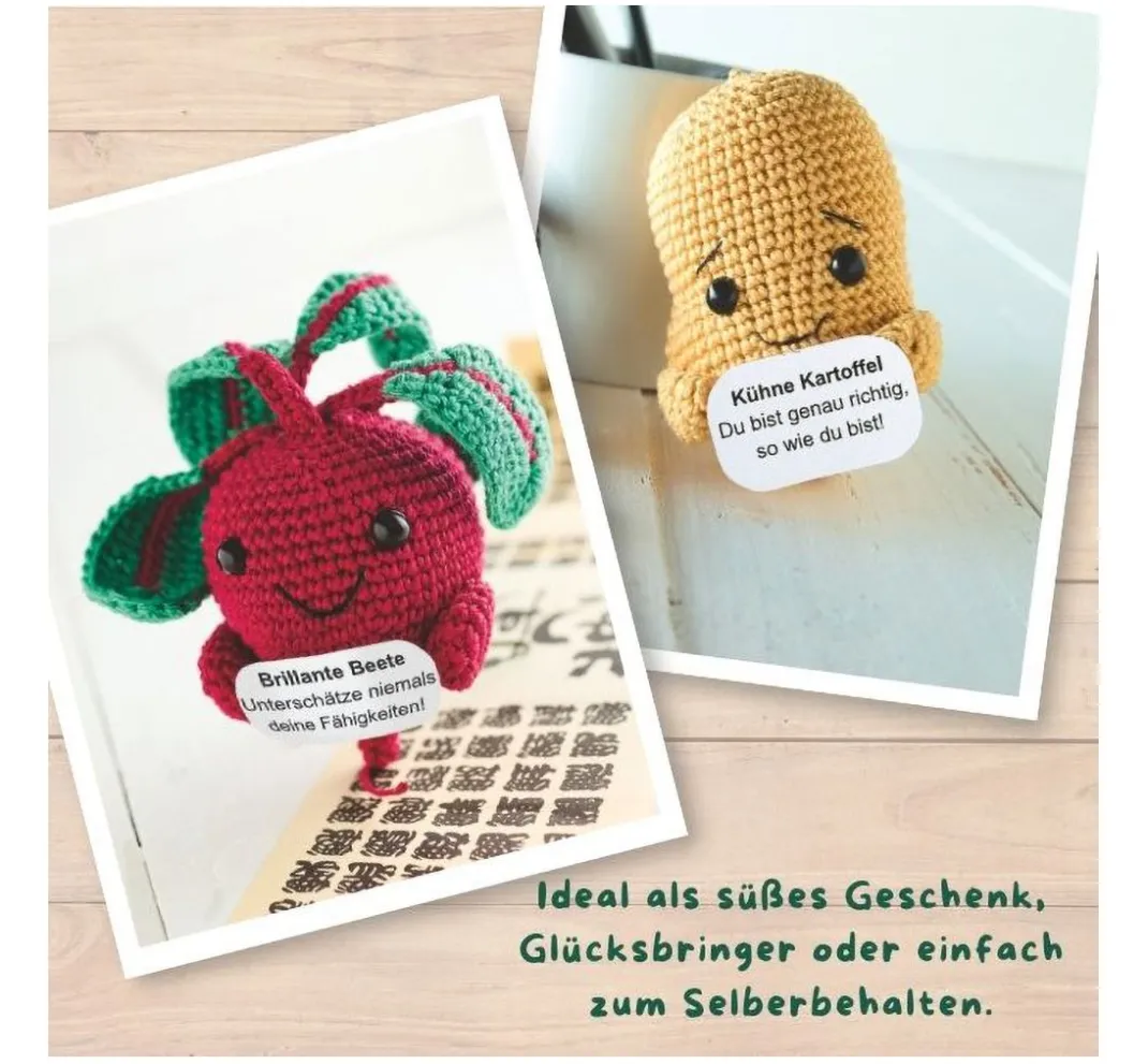 Topp Häkeln|Häkelanleitungen>Buch "Emotional Support Veggies"