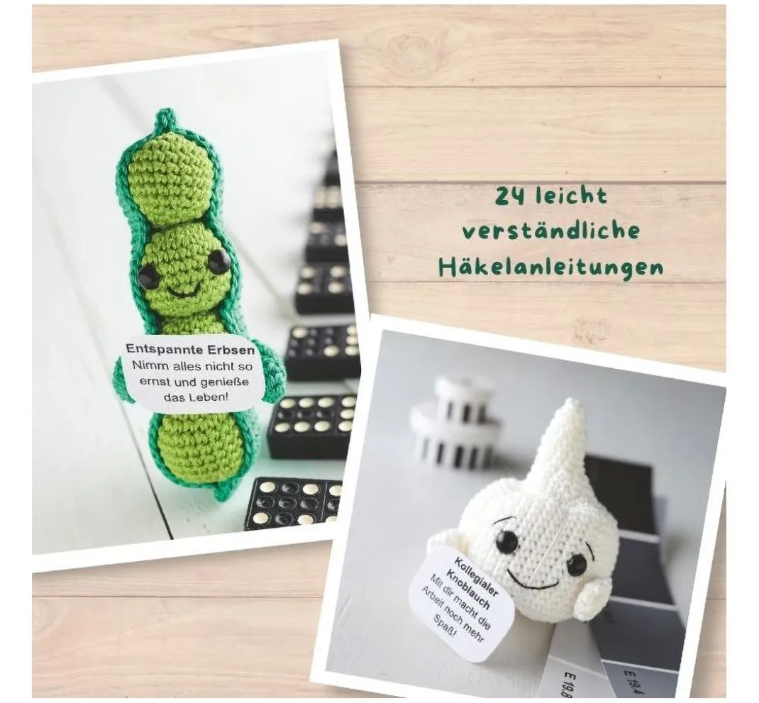 Topp Häkeln|Häkelanleitungen>Buch "Emotional Support Veggies"