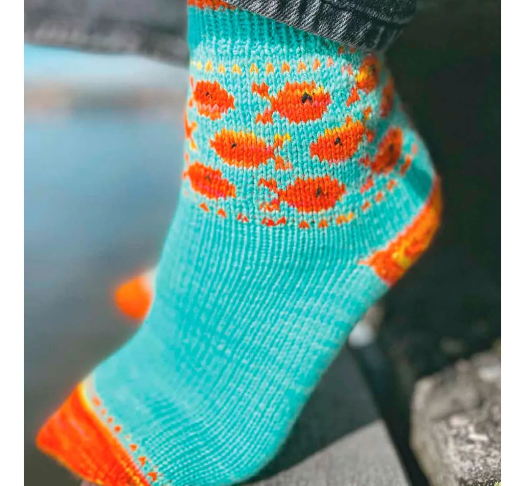 Topp Strickanleitungen|Stricken>Buch "Geniale Motivsocken stricken"