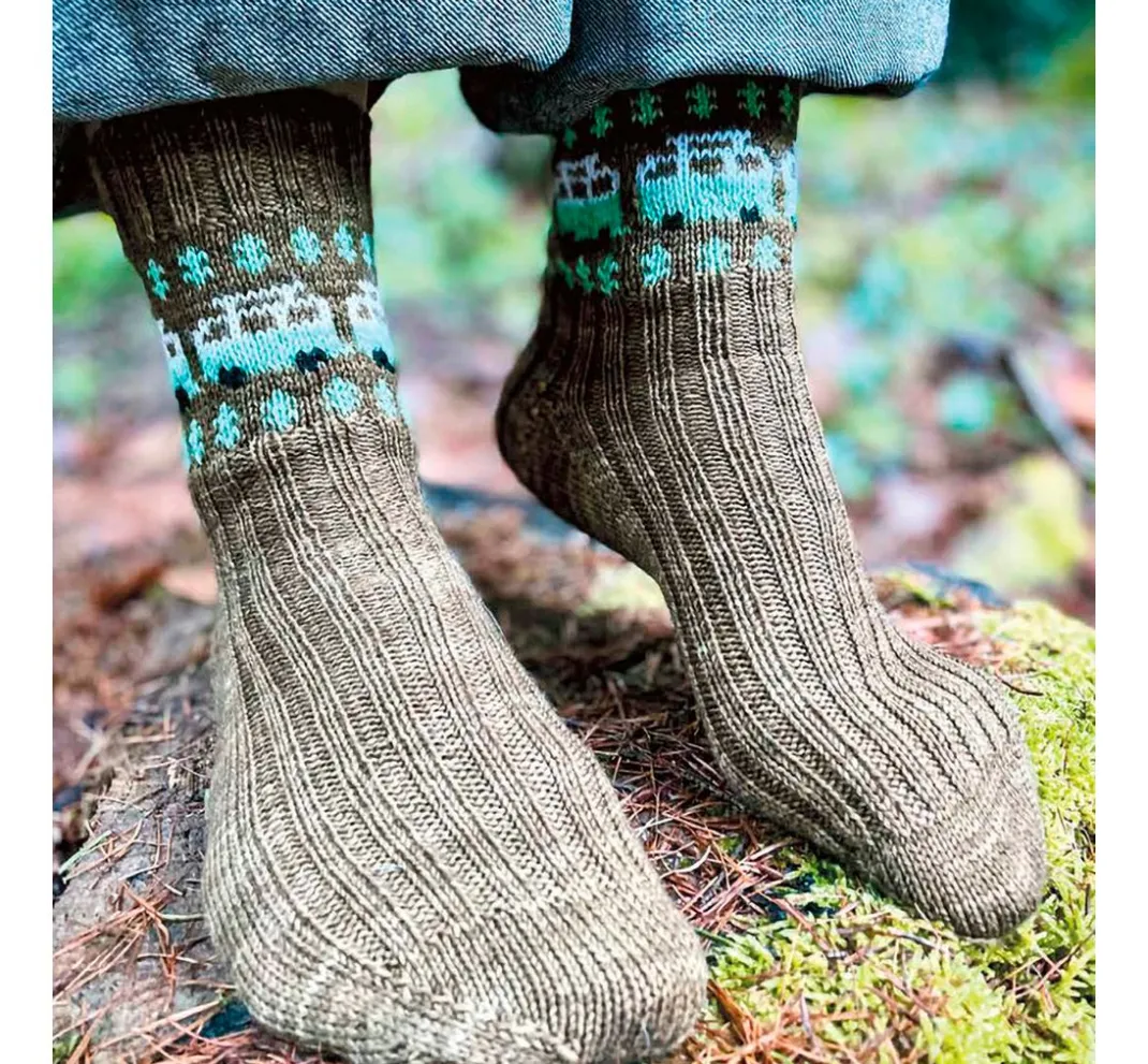 Topp Strickanleitungen|Stricken>Buch "Geniale Motivsocken stricken"