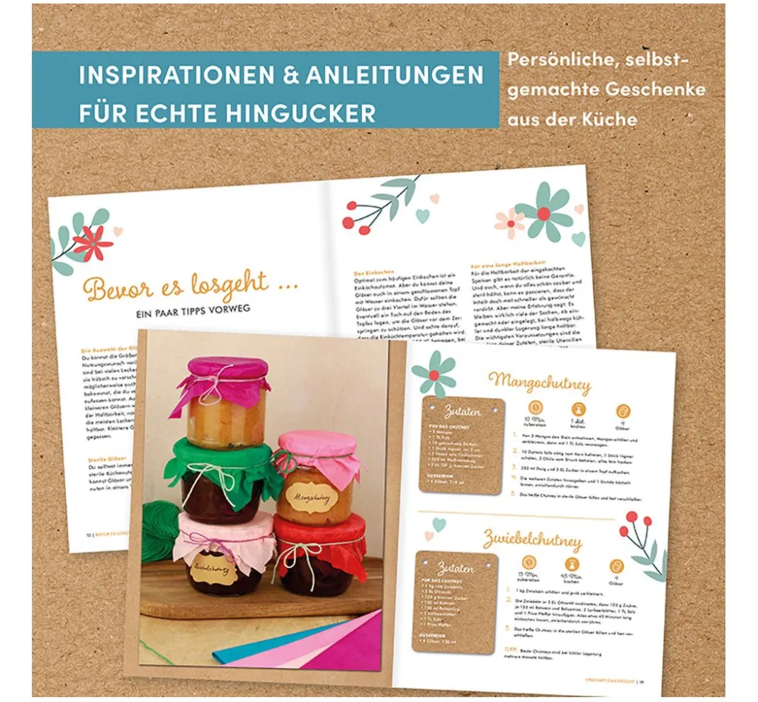 Topp Bücher|Backen>Buch "Geschenkeatelier. Eingemachtes & Haltbares"