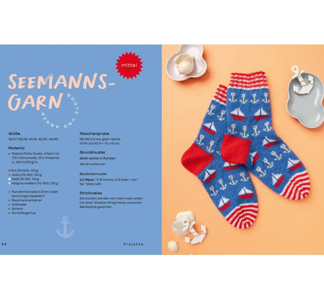 EMF Strickanleitungen|Stricken>Buch "Happy Socks stricken"