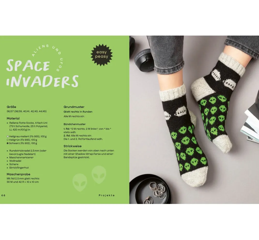 EMF Strickanleitungen|Stricken>Buch "Happy Socks stricken"