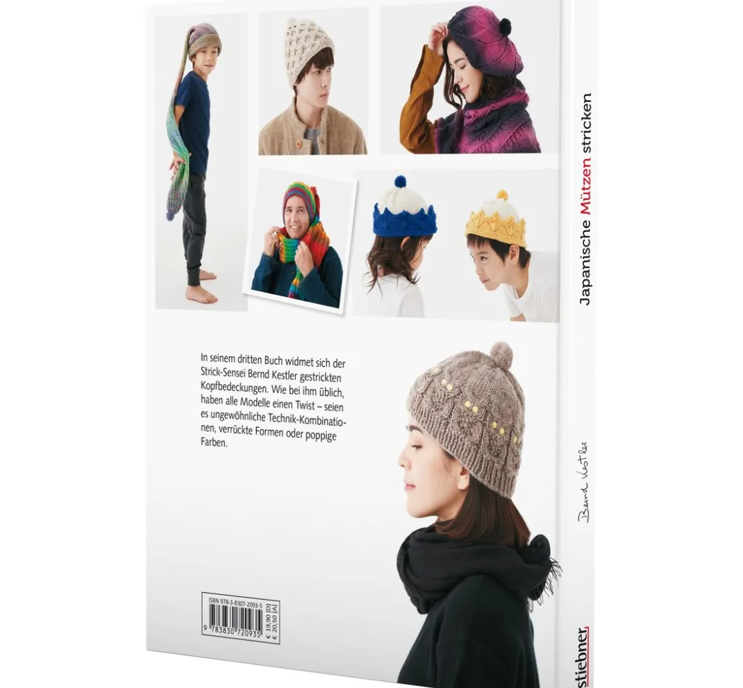 Stiebner Strickanleitungen>Buch "Japanische Mützen stricken"