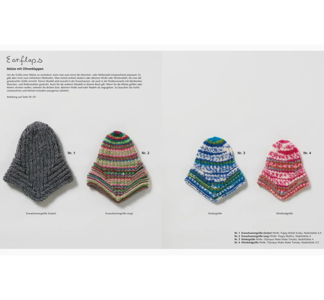Stiebner Strickanleitungen>Buch "Japanische Mützen stricken"