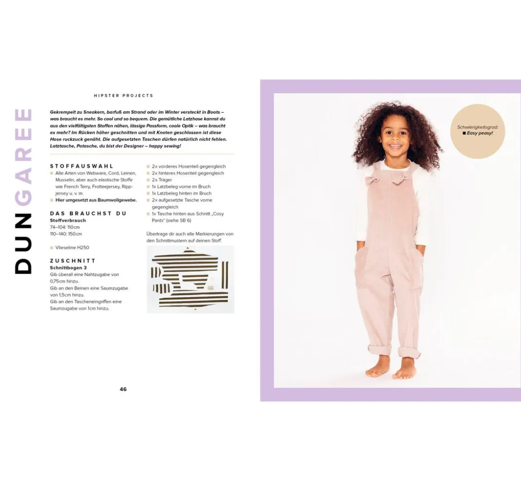 EMF Nähanleitungen|Schnittmuster>Buch "Little Hipster: Kinderkleidung nähen. Frech, wild, wunderbar!"