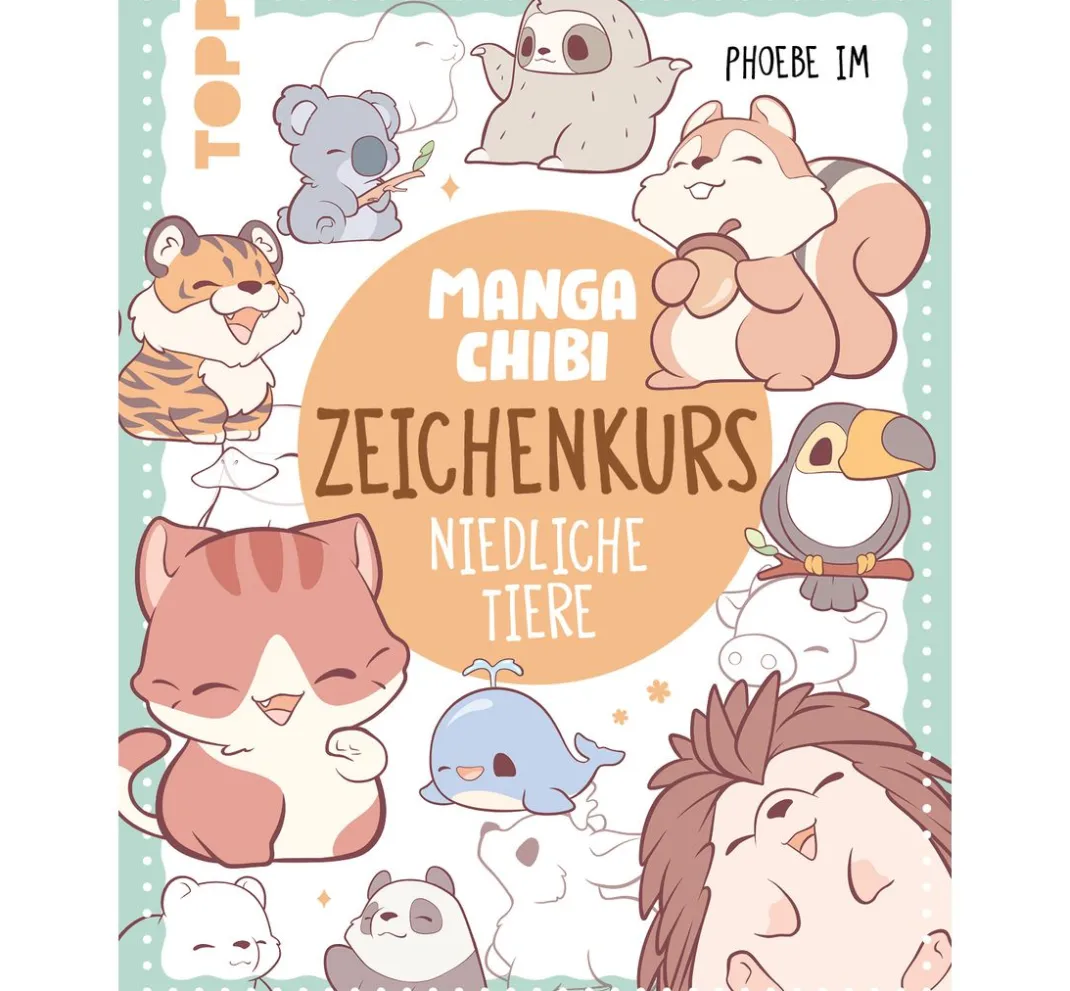 Topp Mangas Zeichnen|Zeichenbücher>Buch "Manga Chibi - Zeichenkurs Niedliche Tiere"