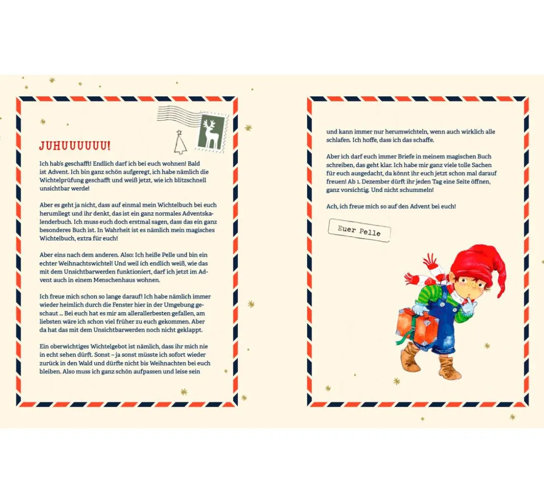 EMF Bücher|Bücher>Buch "Mein Adventskalender-Buch : Winter-Weihnacht-Wichtelspaß"