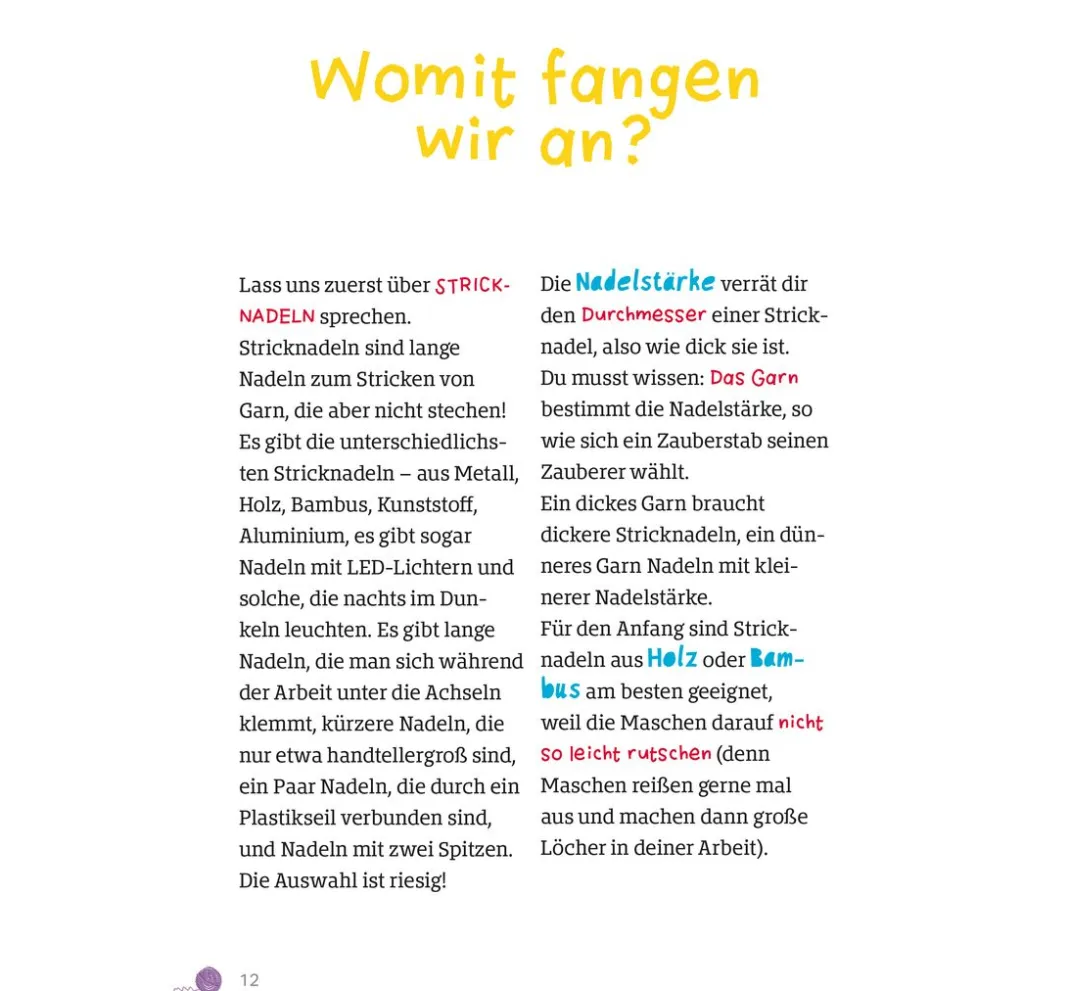 CV Strickanleitungen|Stricken>Buch "Mein erstes Strickbuch"