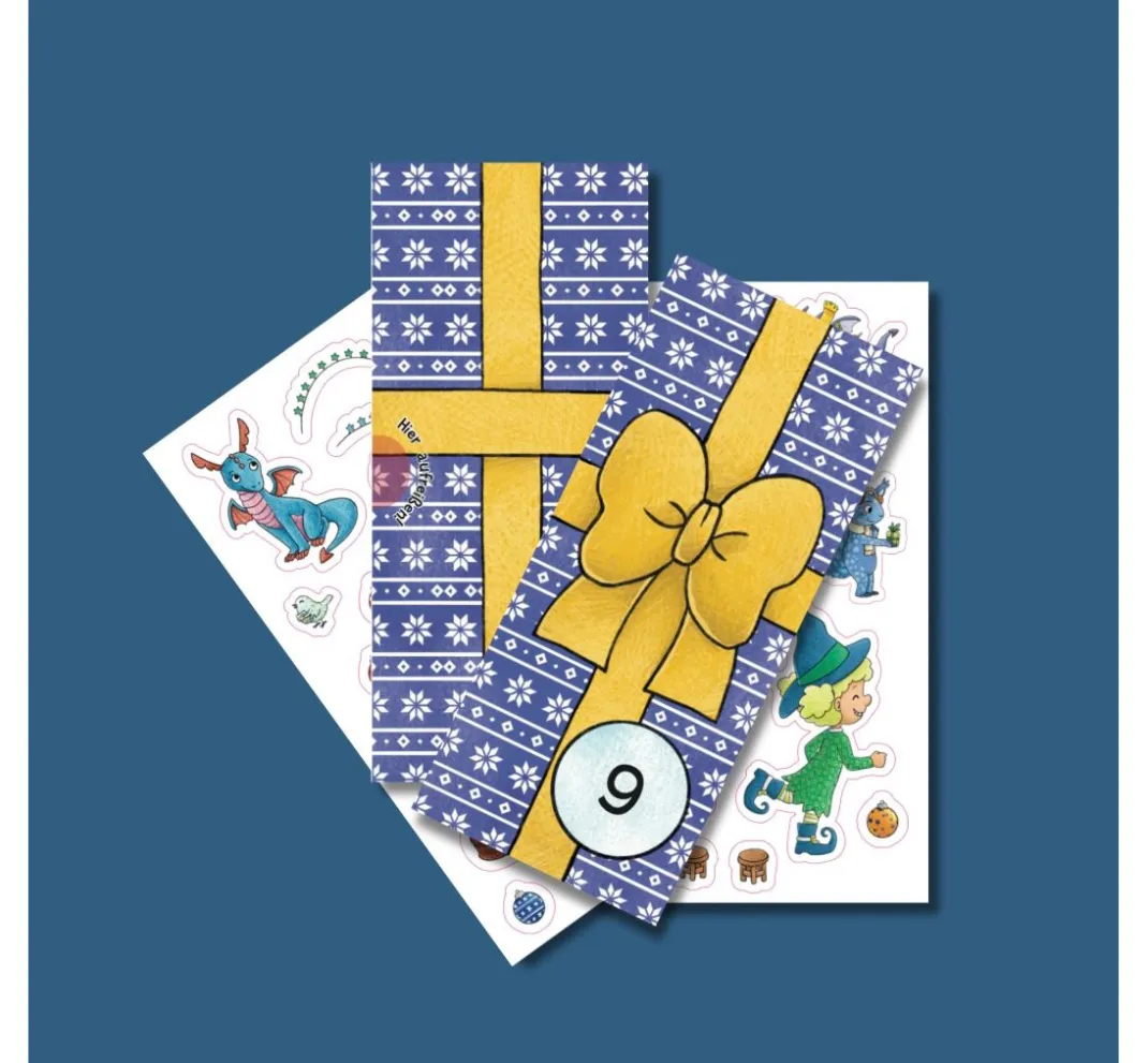 Kinder Topp Bücher|Weitere Geschenkideen Für Kinder>Buch "Mein Stickerspaß-Adventskalender"